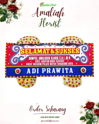 Karangan Bunga Ucapan Selamat di Pasawahan